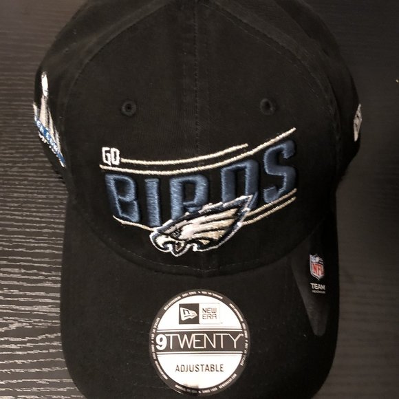 Go Birds Philadelphia Eagles New Era Super Bowl LII Champions 9TWENTY Hat (New) - Picture 1 of 4